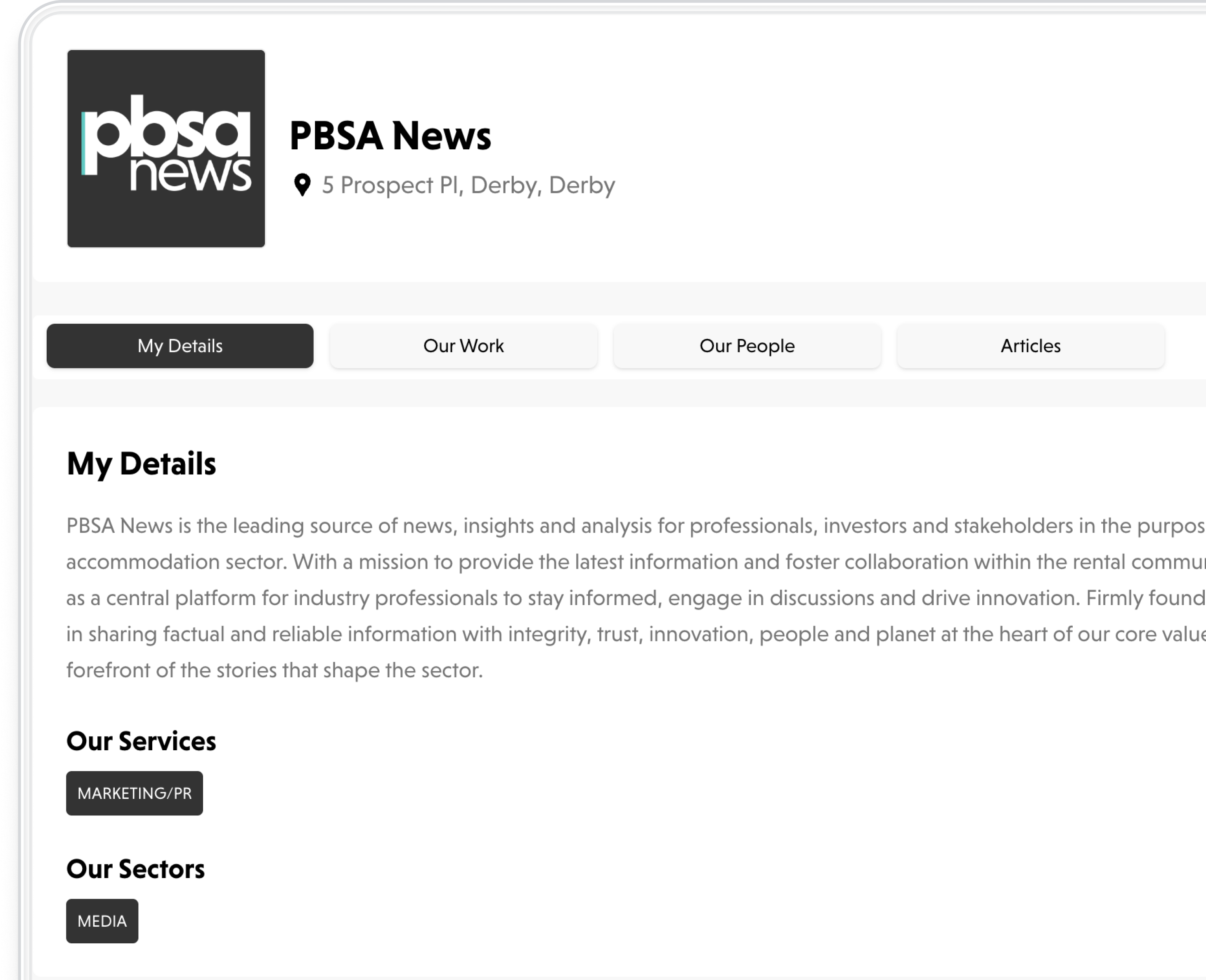 PBSA News